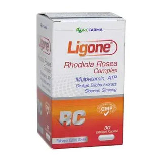 Ligone Rhodiola Rosea Complex Dietary Supplement for Energy and Mental Clarity - 30 Capsules Ligone Rhodiola Rosea Complex - Boost Energy and Clarity Rhodiola Rosea Complex, Dietary Supplement, Vitamins and Minerals, Antioxidant Supplement, Energy and Mental Clarity, Health and Wellness, Natural Energy, Cognitive Function, Immune System Support, Adaptogenic Herbs