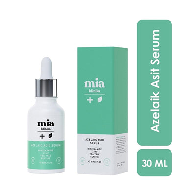 Mia Klinika Azelaic Acid Serum: Acne, Blemish & Hyperpigmentation Treatment | Tea Tree Oil & Zinc Infused | Reduce Redne