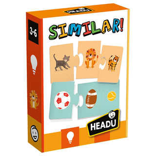 headu similar puzzle set for toddlers, puzzle pieces for children aged 2-5, educational puzzles for early childhood development Headu Similar Puzzle - Enhanced Learning for Ages 2-5 | 3 Pieces Headu Similar Puzzle for Toddlers | 3 Pieces puzzles, educational-toys, toddler-games, headu, early-learning, fine-motor-skills, logical-thinking, language-development, ai-generated, memory-game