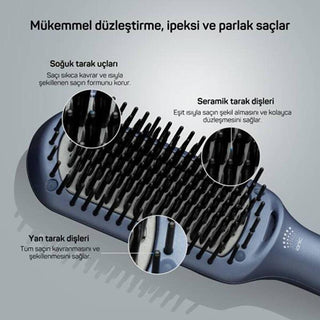 arzum-superstar-pro-hair-straightening-brush-1, arzum-superstar-pro-brush-cooking-with-ceramic-plates Arzum Superstar Pro Hair Straightening Brush - Ion Technology, Adjustable Heat | 140-220 °F Arzum Superstar Pro Hair Straightening Brush arzum, hair-straightening-brush, ion-technology, beauty-tools, hair-styling, ceramic-plates, adjustable-heat, automatic-shutoff, fast-heating, ai-generated