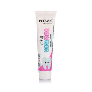 Ecowell Organic Children's Toothpaste: Natural & Safe Dental Care for Milk & Permanent Teeth with Aloe Vera & Black Mulberry - 75 gr Ecowell Organic Kids Toothpaste: Natural, Safe, Fun Brushing! children's toothpaste, organic toothpaste for kids, toothpaste for milk teeth, natural toothpaste for children, aloe vera toothpaste kids, black mulberry toothpaste, Ecowell children's toothpaste, organic certified children's dental care, safe toothpaste for toddlers, karadut diş macunu, kids toothpaste, organic den