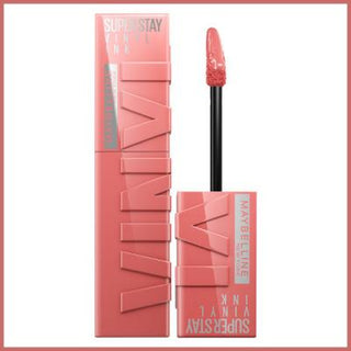 Maybelline New York Super Stay Vinyl Ink Likit Parlak Ruj - 100 Charmed, Long-Lasting Liquid Lipstick with Non-Sticky Formula Maybelline Super Stay Vinyl Ink - Long-Lasting Lip Color long-lasting lip gloss, liquid lipstick, Maybelline Super Stay Vinyl Ink, non-sticky lip color, 16-hour lip makeup, lip care cosmetics, cosmetics, makeup, beauty products, lipstick, Maybelline, New York, Super Stay Vinyl Ink, 100 Charmed, Charmed, lip gloss, vibrant lip color, durable lip makeup
