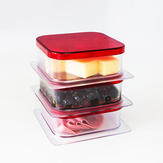 decobella 3-piece breakfast set in stackable design, spills and odor preventing lids of breakfast set Decobella 3-Piece Breakfast Set - Space-Saving Design | Family Friendly Decobella 3-Piece Breakfast Set | Space-Saving Design breakfast-set, decobella, stackable-storage, family-friendly, kitchenware, hygienic, dishwasher-safe, food-safe, space-saving, ai-generated