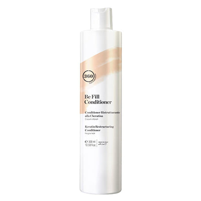 360 Hair Professional: Be Fill Keratin Hair Conditioner - Repairs & Strengthens Damaged Hair, Heat Protection, Olive Oil