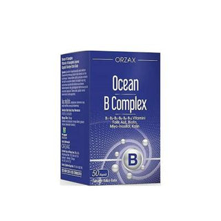 Orzax Ocean B Complex Dietary Supplement for Adults - Vitamin B Complex Capsules for Overall Health Orzax Ocean B Complex - Vitamin B Supplement for Adults B vitamin complex supplement, dietary supplement for adults, vitamin B complex capsules, B vitamins for overall health, Orzax Ocean B Complex, health supplements, nutritional supplements, vitamin B supplements, dietary health, wellness products