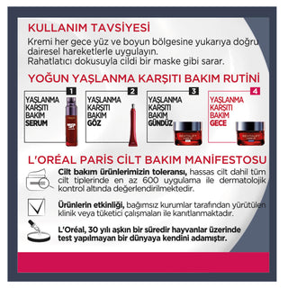 L'Oreal Revitalift Laser X3 Anti-Aging Night Cream 1.7oz | Intensive Care