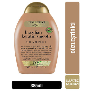 OGX Brazilian Keratin Smoothing Shampoo 13oz - Sulfate Free