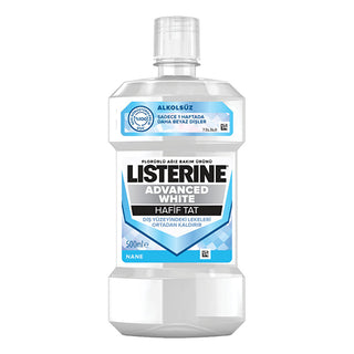 Listerine Mouthwash Advanced White 500ml - Whitens Teeth | Fresh Mint