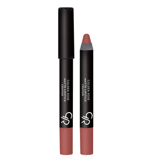 Golden Rose Matte Lipstick Crayon No 21 - Soft Velvet Finish | Paraben-Free
