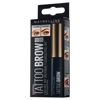 Maybelline Brow Tattoo Gel Tint Medium Brown - Long-Lasting Formula | 0.24 fl oz