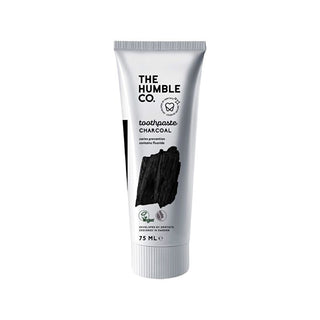 Humble Brush Charcoal Toothpaste 75ml - Vegan Formula | Mint Flavor