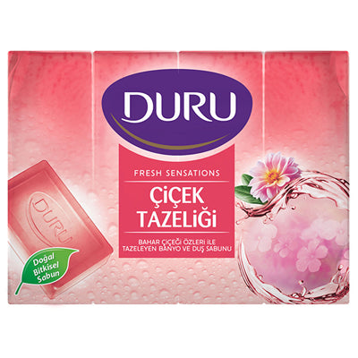 Duru Fresh Sensations Flower Freshness Shower Soap - 4 Bars | 150g Each