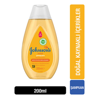 Johnson's Baby Shampoo 200ml - Gentle Formula for Newborns | Hypoallergenic