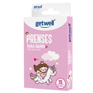 Getwell Kids Band Aid 15-Pack - Waterproof and Breathable