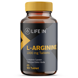 Life In Arginine 1000mg - 90 Tablets | Dietary Supplement