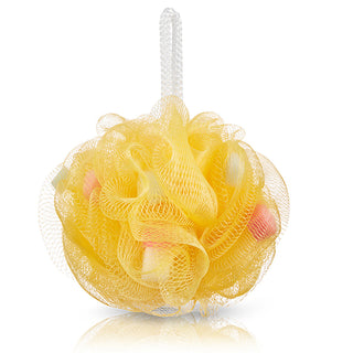 Eklips Yellow & Colored Sponge Bath Scrubber - Vibrant Design