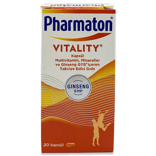 Pharmaton Vitality Multivitamin Supplement 30 Capsules | Daily Support