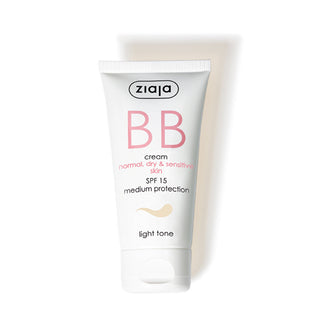 Ziaja BB Cream for Normal, Dry, & Sensitive Skin 50ml - SPF 15 | Hydrating