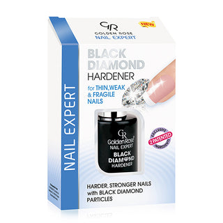 Golden Rose Nail Expert Black Diamond Hardener - Strengthens Weak Nails | 0.5 fl oz