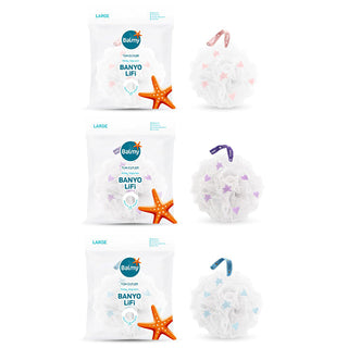 Balmy Bath Sponge Large - Assorted Colors | Premium Quality