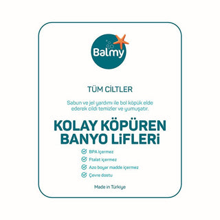 Balmy Bath Sponge Large - Assorted Colors | Premium Quality
