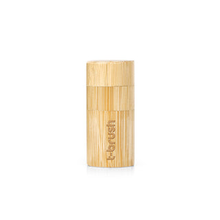 T-Brush Activated Charcoal Floss - Bamboo Case 30M | Eco-Friendly