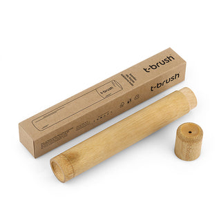 Bamboo Toothbrush Storage Case - Eco-Friendly Design | Travel Accessory
