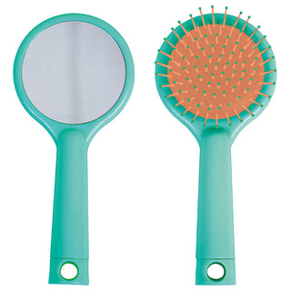 Nascita Mirror Green Hair Brush - Detangling Tool | Stylish Design