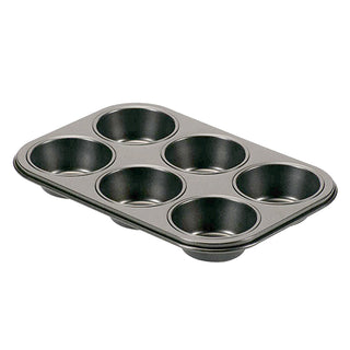 Guardini Anto Muffin Pan 6-Cup 27x18cm - Durable Bakeware