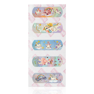 Benri Unicorn Band Aid 15-Pack - Fun Design for Kids | Safe and Soft