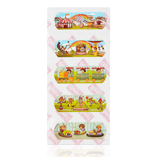 Benri Fun City Band-Aids 15 Pack - Fun Designs for Kids | Durable