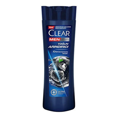 Clear Men Anti-Dandruff Shampoo with Activated Charcoal - 3ZeroTech Technology for Men's Scalp Care