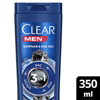 Clear Men 3-in-1 Charcoal Shampoo & Shower Gel: Deep Clean, Fight Dandruff, & Simplify Your Routine - 11.83 fl oz Clear Men 3-in-1 Charcoal Shampoo: Cleanse, Dandruff Control 3 in 1 shampoo shower gel, men's shampoo, charcoal shampoo, anti dandruff shampoo, 3 in 1 body wash, men's grooming, deep cleansing shampoo, shampoo for oily hair, 3-in-1, shampoo, shower gel, body wash, charcoal, anti-dandruff, deep cleansing, oily hair, men's personal care, men's hygiene, grooming, daily use, convenient, time-saving,