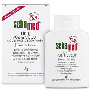 Sebamed Liquid Face & Body Cleanser 200ml - pH 5.5 | Gentle Formula