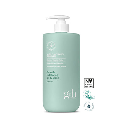 G&H Refresh Exfoliating Body Wash 1000 ml