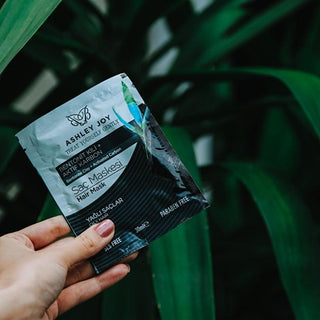 Ashley Joy Detox & Clarifying Hair Mask: Deep Cleanse, Remove Buildup, & Restore Shine - Active Carbon & Bentonite Clay (1.01 fl oz) Ashley Joy Detox Hair Mask: Deep Cleanse & Remove Buildup detox hair mask, clarifying hair mask, deep cleansing hair mask, hair mask for oily hair, hair mask for residue removal, active carbon hair mask, bentonite clay hair mask, purifying hair treatment, hair detox, Ashley Joy hair mask, hair mask, hair treatment, oily hair, residue removal, detoxifying, purifying, active car