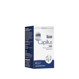 Orzax Ocean Capillus Men 60 Tablet - Men's Hair Growth Supplement & Health Support Orzax Ocean Capillus Men 60 Tablet - Hair Growth Support Men's Hair Growth Supplement, Dietary Supplements for Men, Hair Loss Treatment, Orzax Ocean Capillus, Men's Health Vitamins, Hair Growth Support, Men's Health Supplements, Dietary Supplements, Health and Wellness, Men's Grooming, Hair Care, Nutritional Supplements
