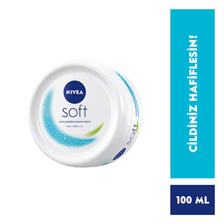 Nivea Soft Moisturizing Cream 3.38oz - Light Formula | Nourishing Care
