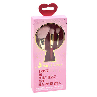 nascita-love-series-makeup-brush-set, angled-blush-and-powder-brush, concealer-brush, eyeshadow-brush Nascita Love Series 3-Piece Essential Makeup Brush Set - Soft & High Quality | Perfect for Makeup Enthusiasts & Beauty Professionals Nascita Love Series 3-Piece Makeup Brush Set nascita, makeup-brushes, beauty-tools, makeup-set, professional-makeup, daily-use, makeup-enthusiasts, beauty-professionals, soft-bristles, ai-generated