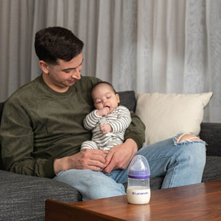 Lansinoh Bottle with NaturalWave Nipple 5oz - Slow Flow | BPA-Free