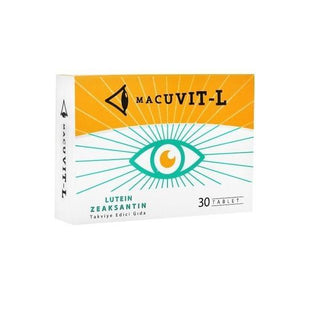 macuvit-l-30-tablet-product-image, macuvit-l-lutein-supplement-tablet-front-view Eczanecomtr Macuvit-L Tablet - Lutein & Zeaxanthin | 30 Tablets Macuvit-L Tablet - Lutein & Zeaxanthin Supplement lutein-supplement, zeaxanthin-tablets, eye-health, dietary-supplement, vitamin-supplements, adults, health-and-wellness, eczanecomtr, macuvit-l, ai-generated
