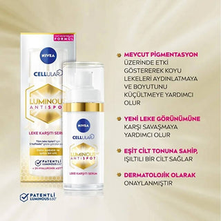 Nivea Luminous630 Spot Correcting Skin Serum 30ml | Anti-Aging Formula