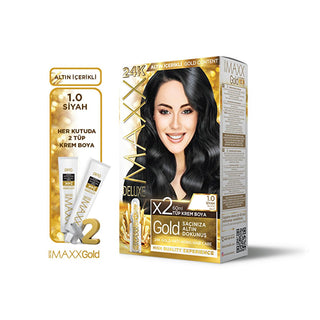 Maxx Deluxe Golden Beauty 24K Hair Dye - Nourishing, Golden Shine, Long-Lasting Color Maxx Deluxe 24K Golden Hair Dye - Nourishing & Long-Lasting hair dye, golden hair dye, nourishing hair color, Maxx Deluxe Golden Beauty, 24K gold hair dye, hair care, golden shine, long-lasting color, nano gold hair dye, healthy hair color, vibrant hair dye