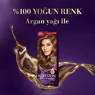 Wella Koleston Intense Hair Color 7/17 Icy Chocolate - 50ml | Permanent Dye