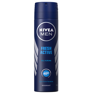 Nivea Men Fresh Active Deodorant Spray 150ml - 48 Hour Protection | for All Skin Types