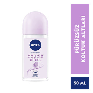 Nivea Double Effect Women's Deodorant Roll-On 50ml - Smooth Skin
