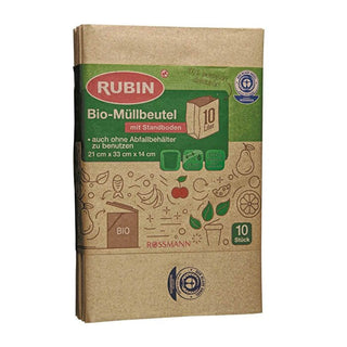 Rubin 10L Organic Waste Bags - Pack of 10 | Eco-Friendly