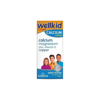 Vitabiotics Wellkid Calcium Liquid 150 ml - Calcium Supplement for Kids with Vitamin D3 Vitabiotics Wellkid Calcium Liquid - Kids Calcium Supplement Calcium supplement for kids, Children's liquid calcium, Vitamin D3 supplement for children, Magnesium and zinc for kids, Vegetarian nutritional supplements, Kids health supplements, Liquid calcium for children, Natural health products for kids, Children's vitamin D3, Kids mineral supplements