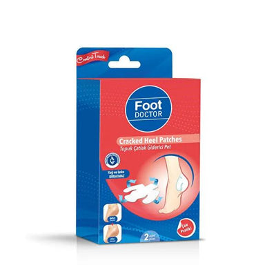 Foot Doctor Cracked Heel Treatment Foot Pads: Soften Dry, Cracked Heels & Moisturize Feet with Papaya, Urea, Vitamin B5 