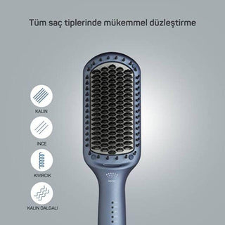 arzum-superstar-pro-hair-straightening-brush-1, arzum-superstar-pro-brush-cooking-with-ceramic-plates Arzum Superstar Pro Hair Straightening Brush - Ion Technology, Adjustable Heat | 140-220 °F Arzum Superstar Pro Hair Straightening Brush arzum, hair-straightening-brush, ion-technology, beauty-tools, hair-styling, ceramic-plates, adjustable-heat, automatic-shutoff, fast-heating, ai-generated